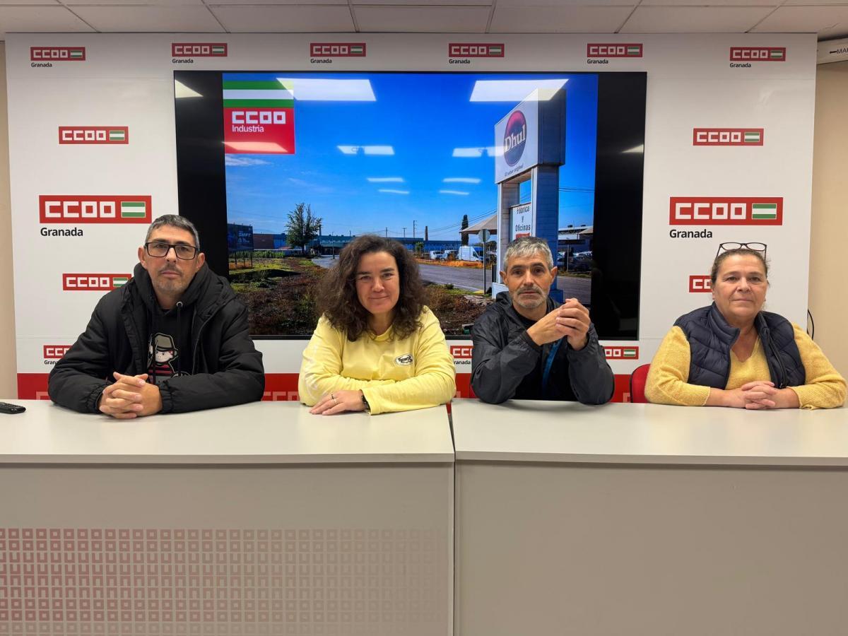 Delegados de CCOO de la empresa Andros