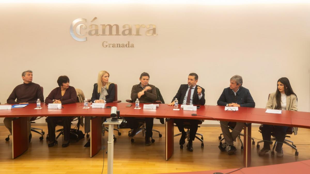 Inauguración de la jornada que se celebró en Cámara de Comercio