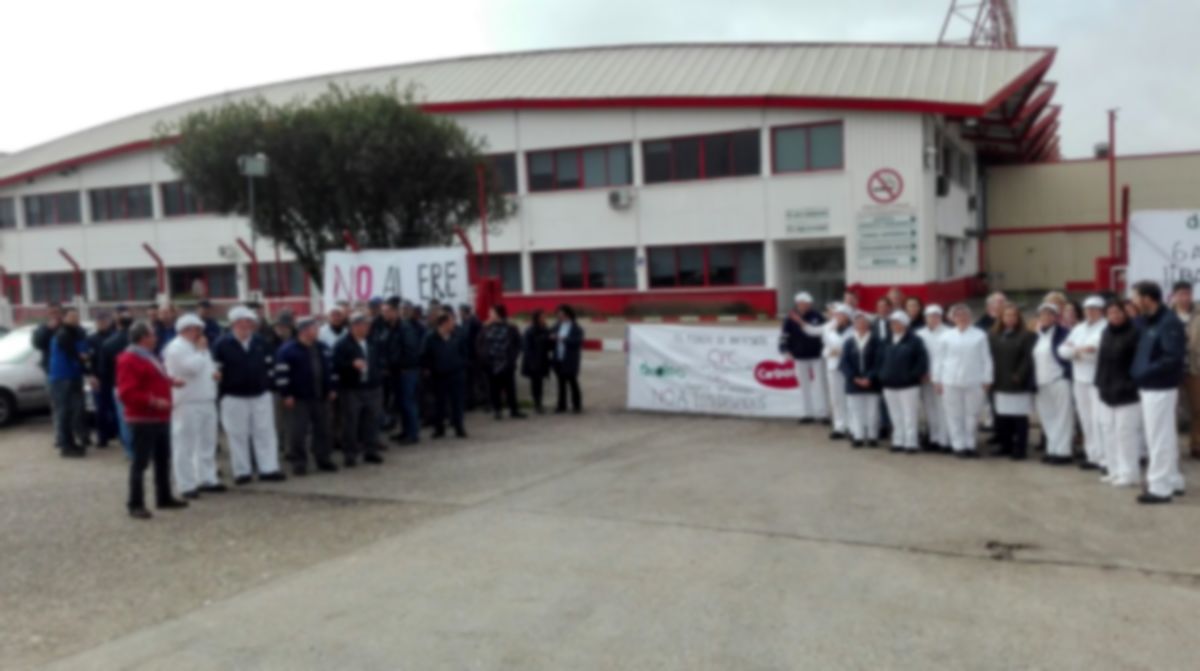 Los trabajadores y trabajadoras de Deoleo estn secundando masivamente las huelgas parciales por turnos convocadas contra el ERE presentado por la empresa.