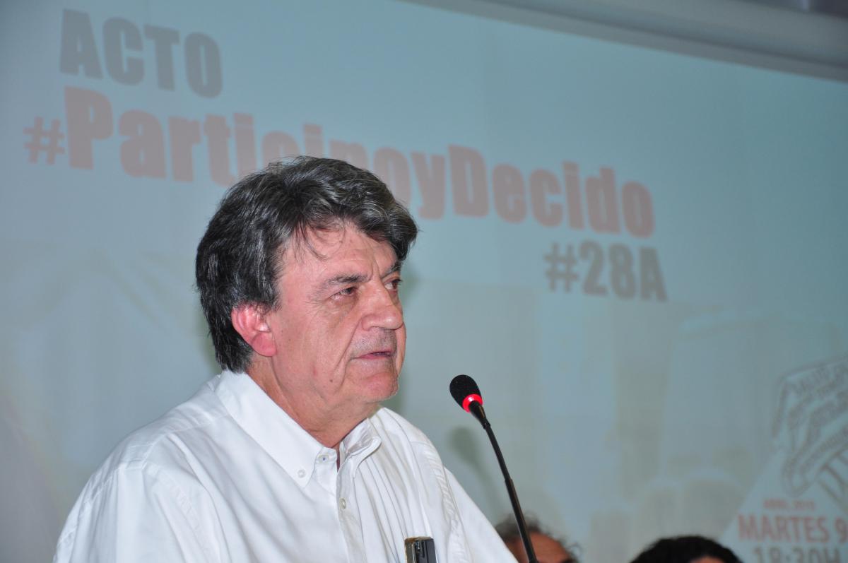 Juan Romeo, coordinador de jueces para la democracia en Andalucía Oriental