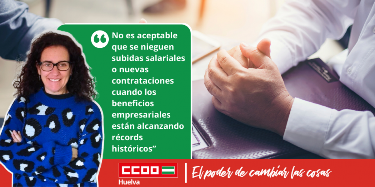 CCOO Huelva valora de forma “agridulce” los datos de la EPA y reclama responsabilidad empresarial y más políticas activas de empleo.