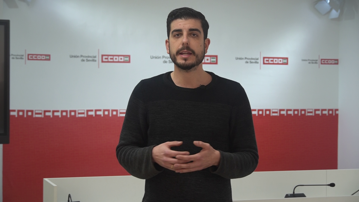 Jos Manuel Torres, secretario de Comunicacin de CCOO de Sevilla.