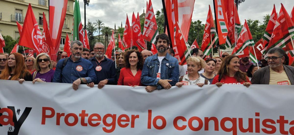 Manifestacin Primero de Mayo en Sevilla