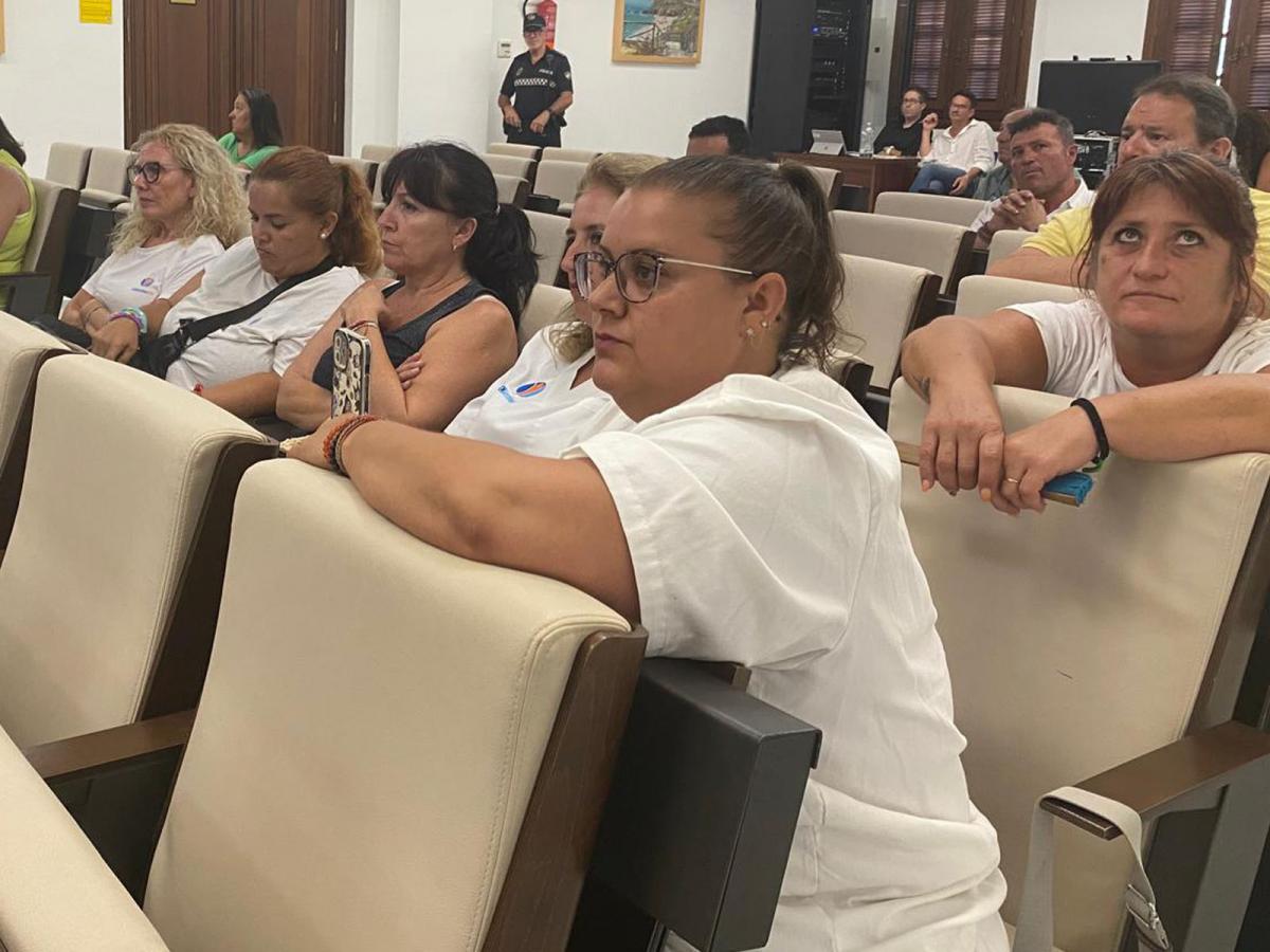 Trabajadoras del Servicio de Ayuda a Domicilio de Mijas.
