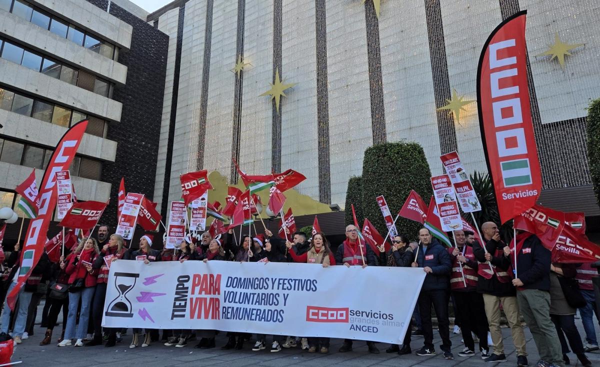 Concentración por la mejora de las condiciones en el sector de grandes almacenes.