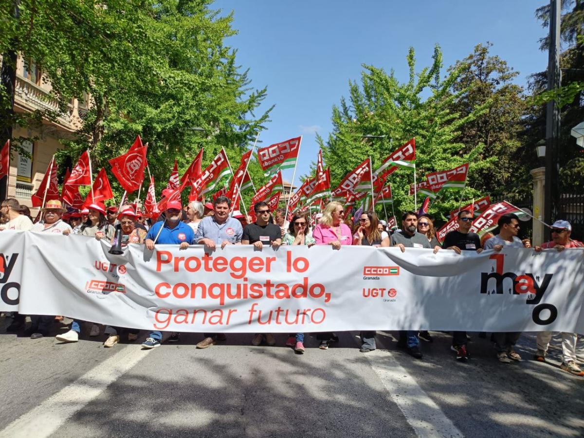 Manifestacin Primero de Mayo Granada