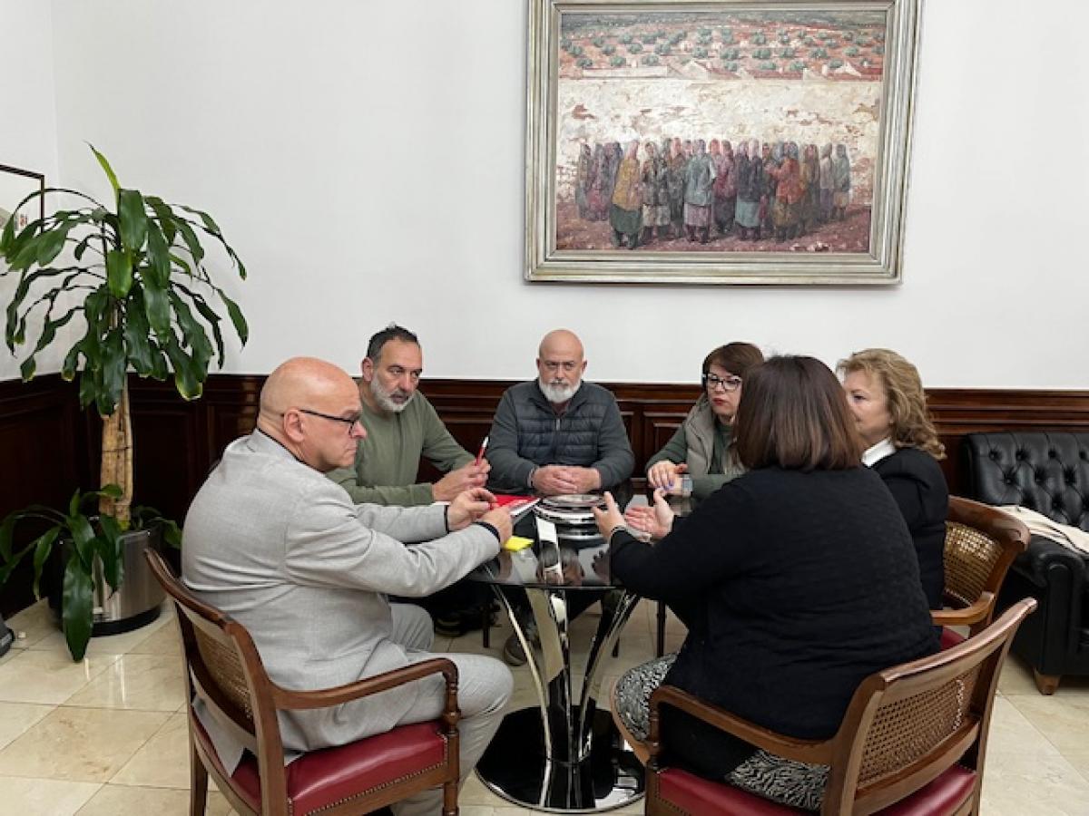 Reunión de CCOO con el subdelegado del Gobierno.