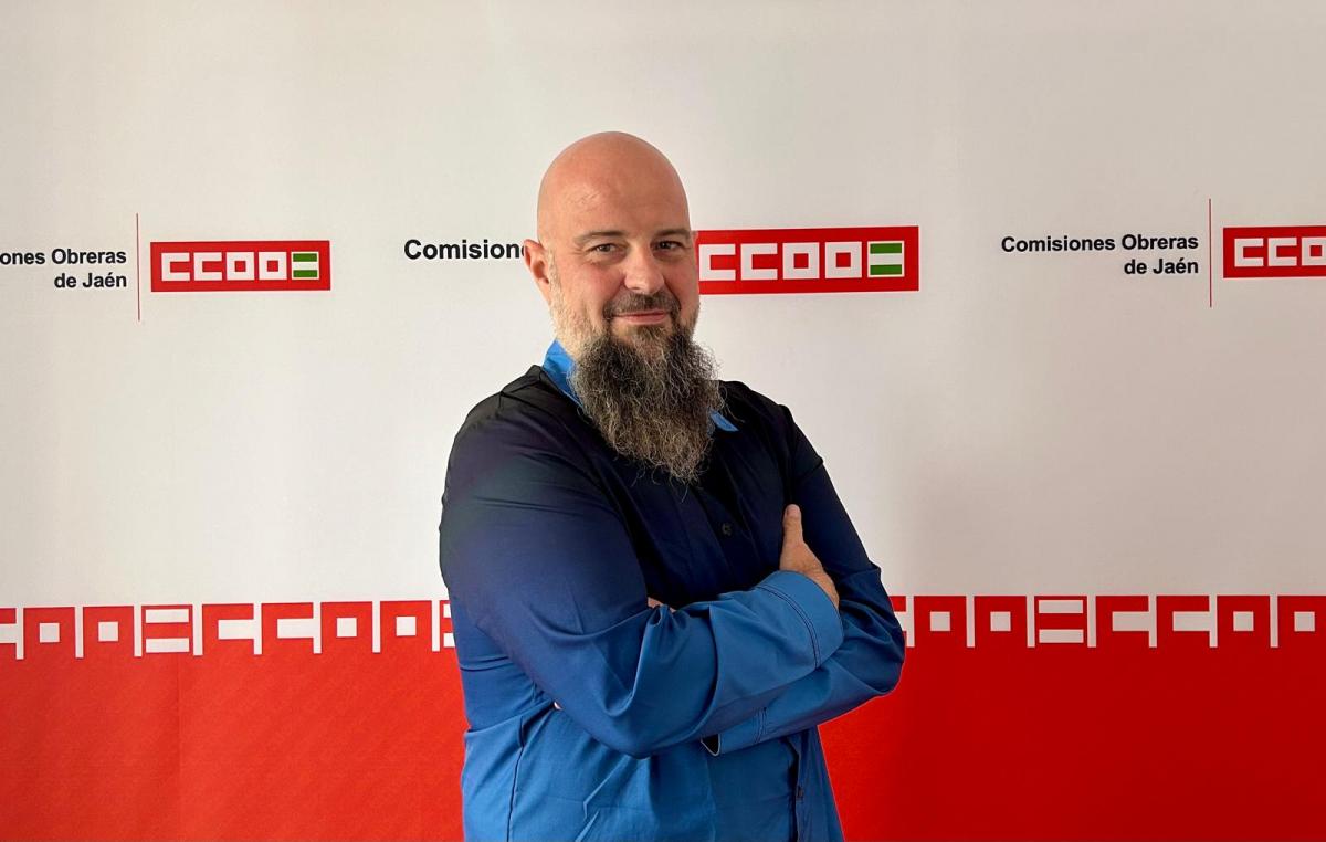 Joaquín Armentos, secretario de Empleo y Acción Sindical de CCOO Jaén