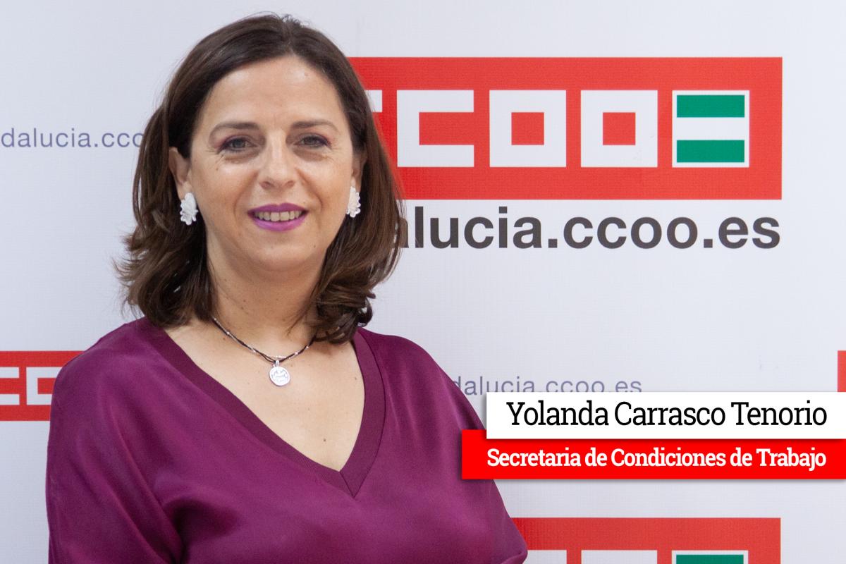 Yolanda Carrasco Tenorio - Secretaria de Condiciones de Trabajo de CCOO Andalucía