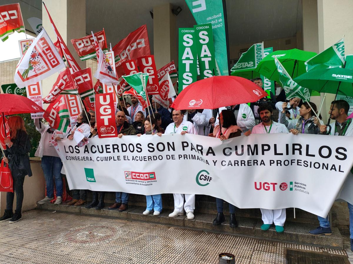 CCOO y los dems sindicatos siguen reclamando el cumplimiento de los acuerdos del SAS.