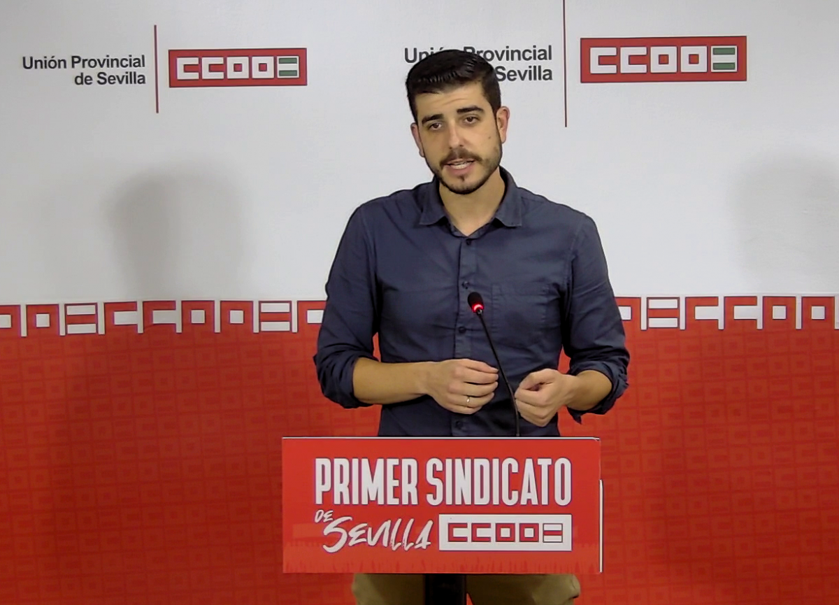 Jos Manuel Torres, secretario de Comunicacin de CCOO de Sevilla.