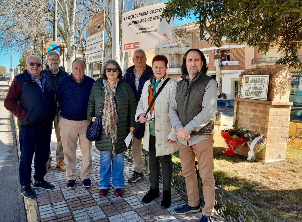 Acto realizado en Villacarrillo en memoria por el asesinato de los abogados laboralistas de Atocha.