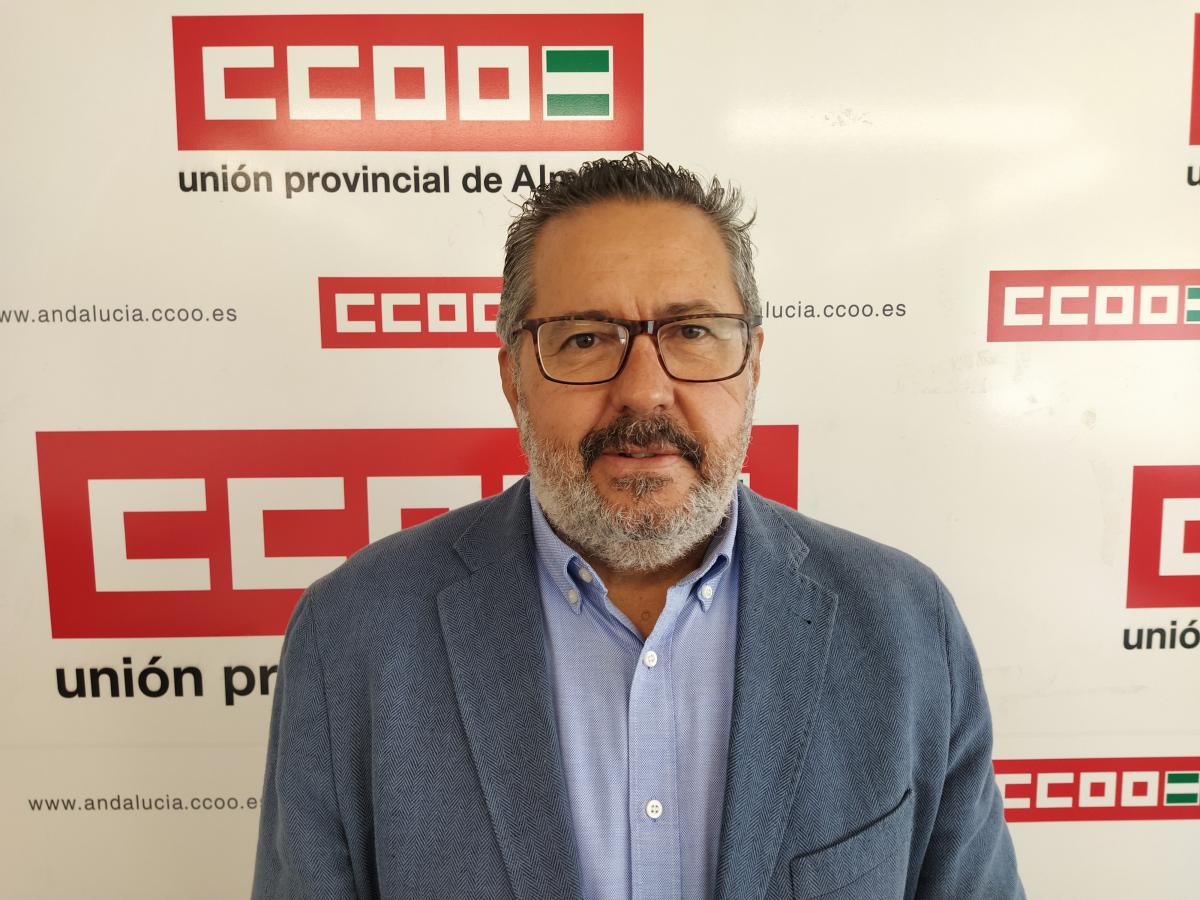 Antonio Valdivieso, secretario general de CCOO Almería.