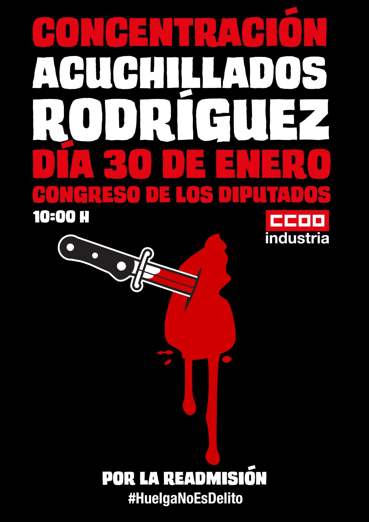 Los once #AcuchilladosRodrguez llegarn al Congreso a las diez de la maana