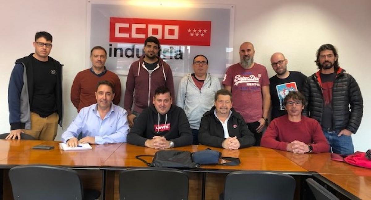 Asistentes a la ltima conferencia congresual de CCOO en CAF