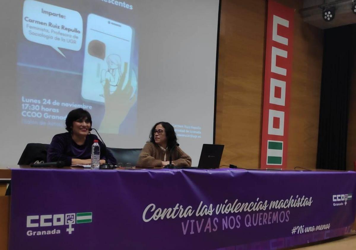 La  charla está enmarcada en el Aula de Padres y Madres y Personal Docente del sindicato