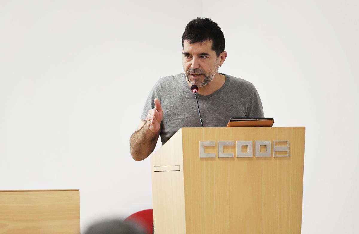 Daniel Mesa. Secretario general de CCOO de Granada.