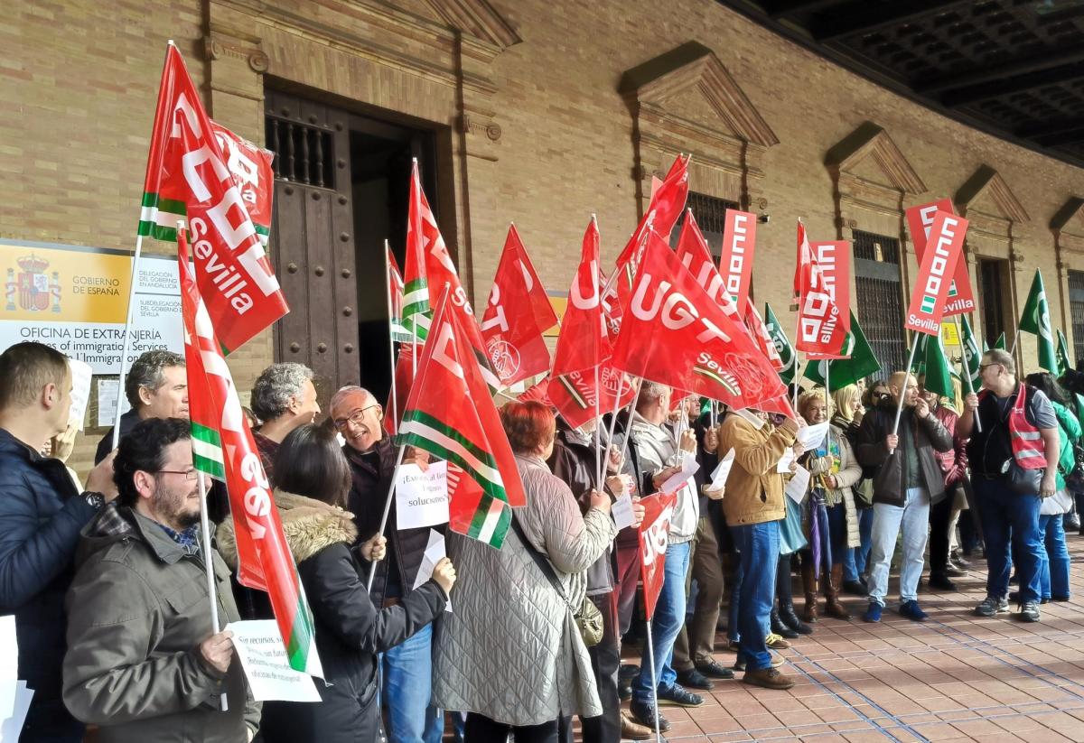 Concentracin en la Plaza de Espaa.