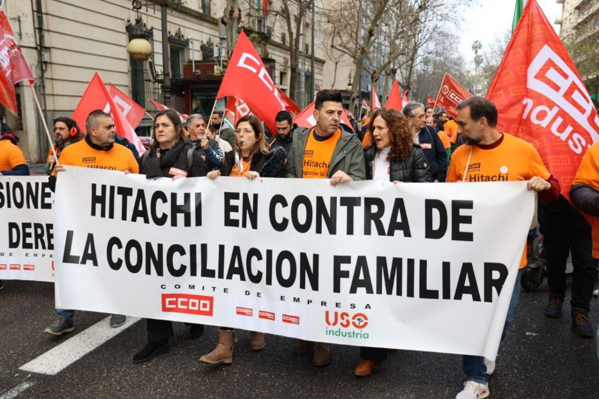 Manifestación de Hitachi en Córdoba