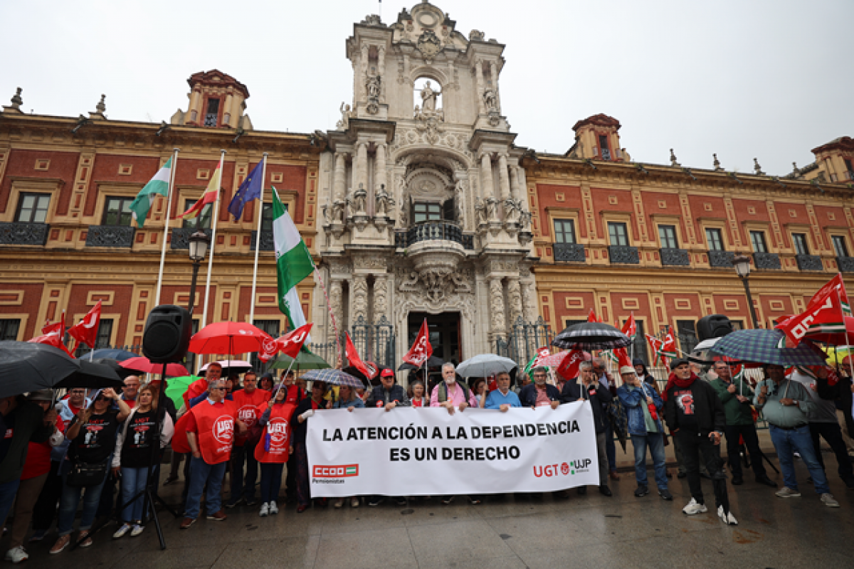 Movilización en defensa de la dependencia en Andalucía