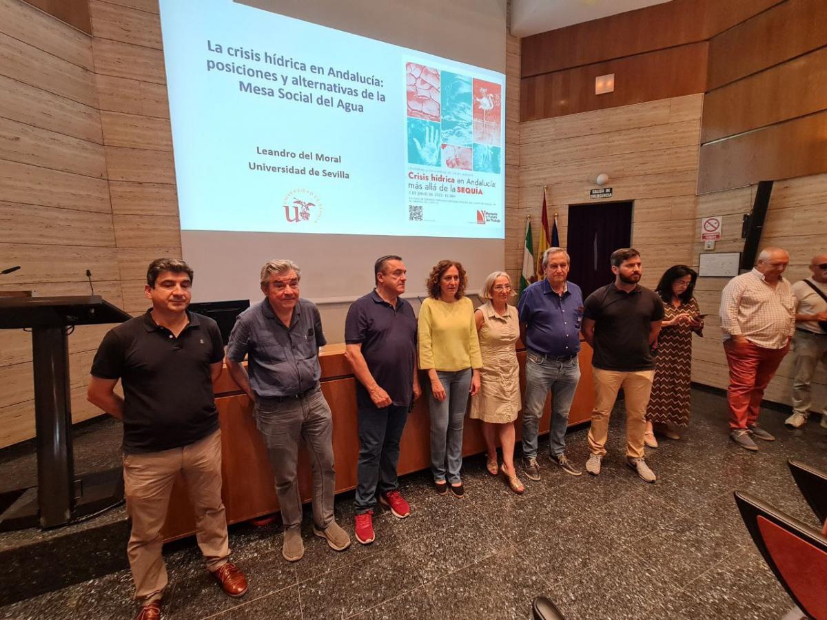 Conferencia 'Crisis hídrica en Andalucía: más allá de la sequía'.