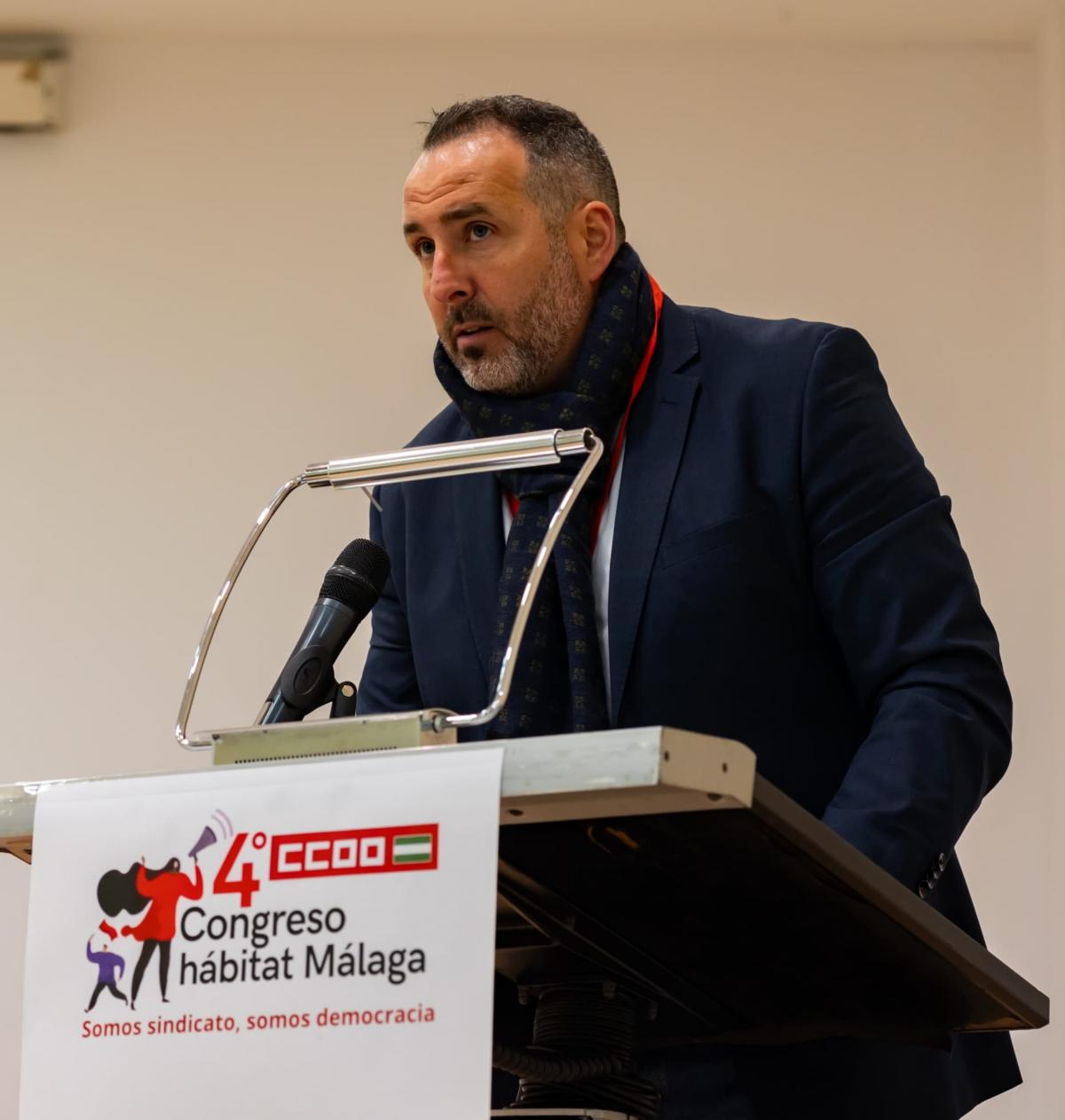 Pedro Fontalba Ros nuevo Secretario General del Sindicato de Hbitat de CCOO de Mlaga