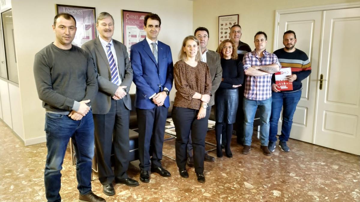 Representantes de CCOO Industria, UGT-FICA, ANICE, FECIC, ANAGRASA, AGEMCEX y ANAFRIC