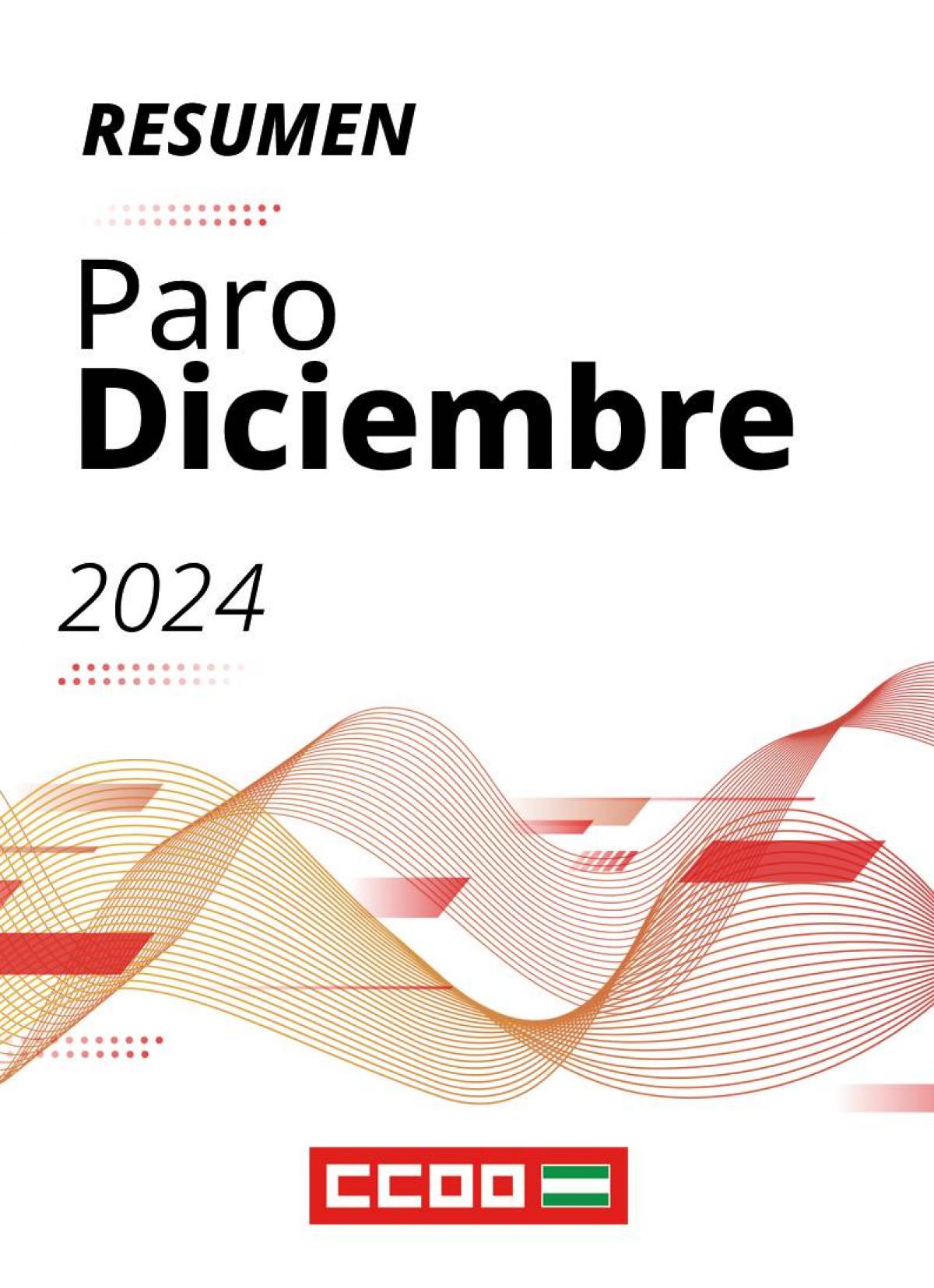 Resumen paro registrado diciembre 2024