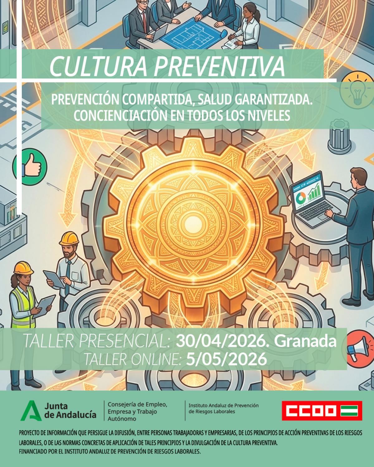 Cartel Talleres Cultura Preventiva