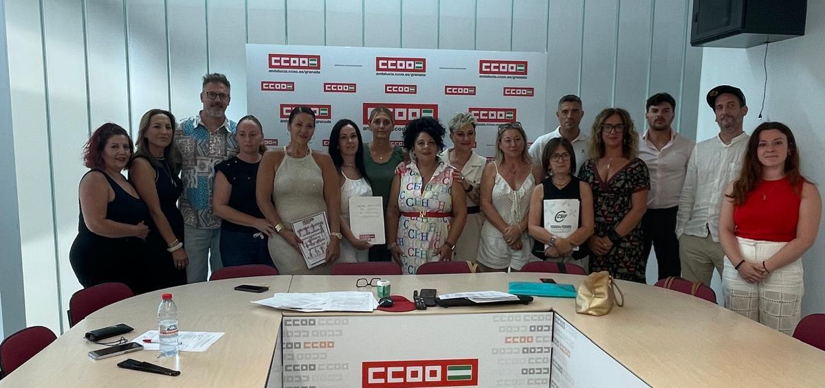 La firma se ha producido en la sede de CCOO