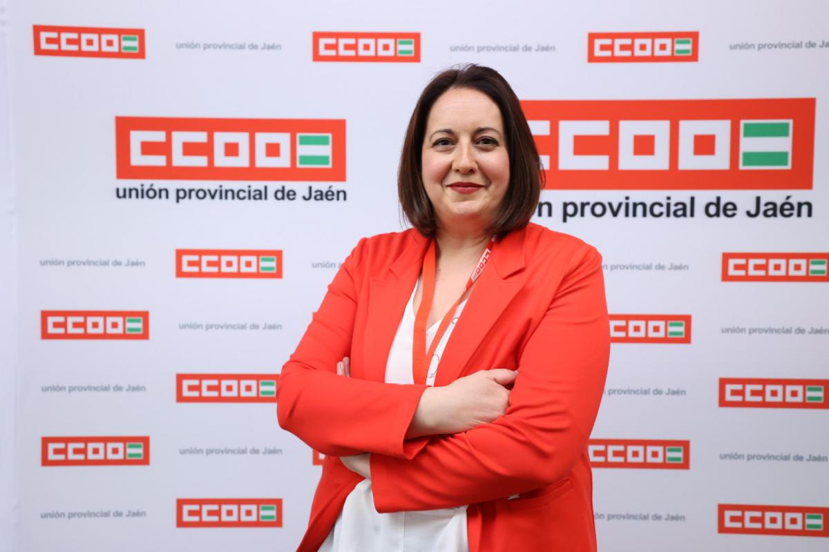 Silvia de la Torre, nueva secretaria general de CCOO deJaén. Foto: CCOO-A