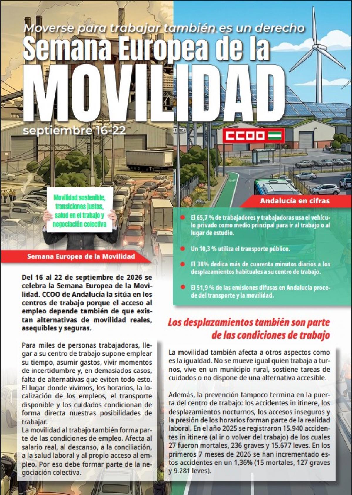 Gaceta sindical Semana Europea de la Movilidad