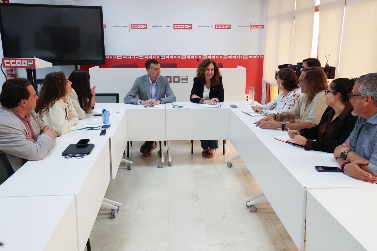 Reunión de CCOO con Por Andalucía
