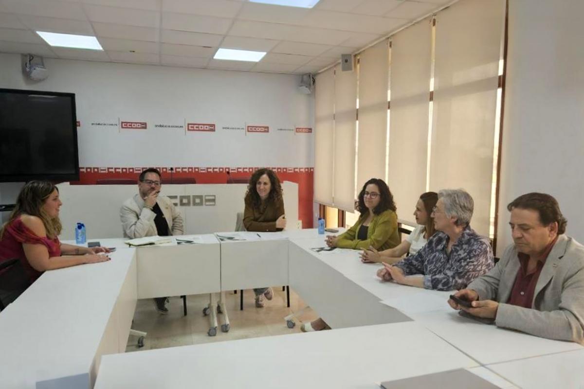 Reunion de CCOO de Andalucía con Adelante Andalucía