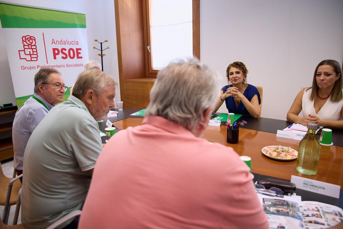 Reunión con PSOE de Andalucía Día de las Personas Mayores