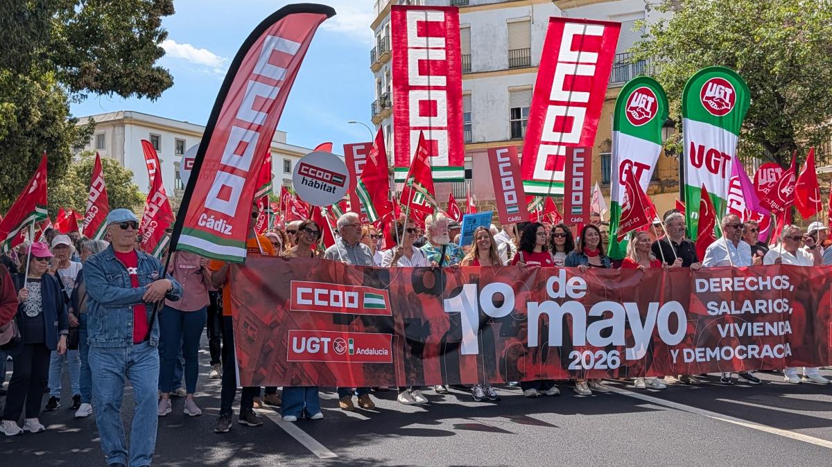 Imagen manifestación 1º Mayo