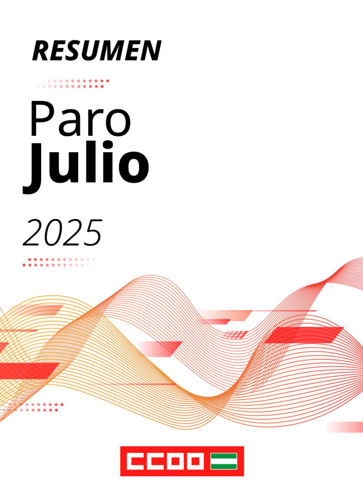Resumen paro registrado julio 2025