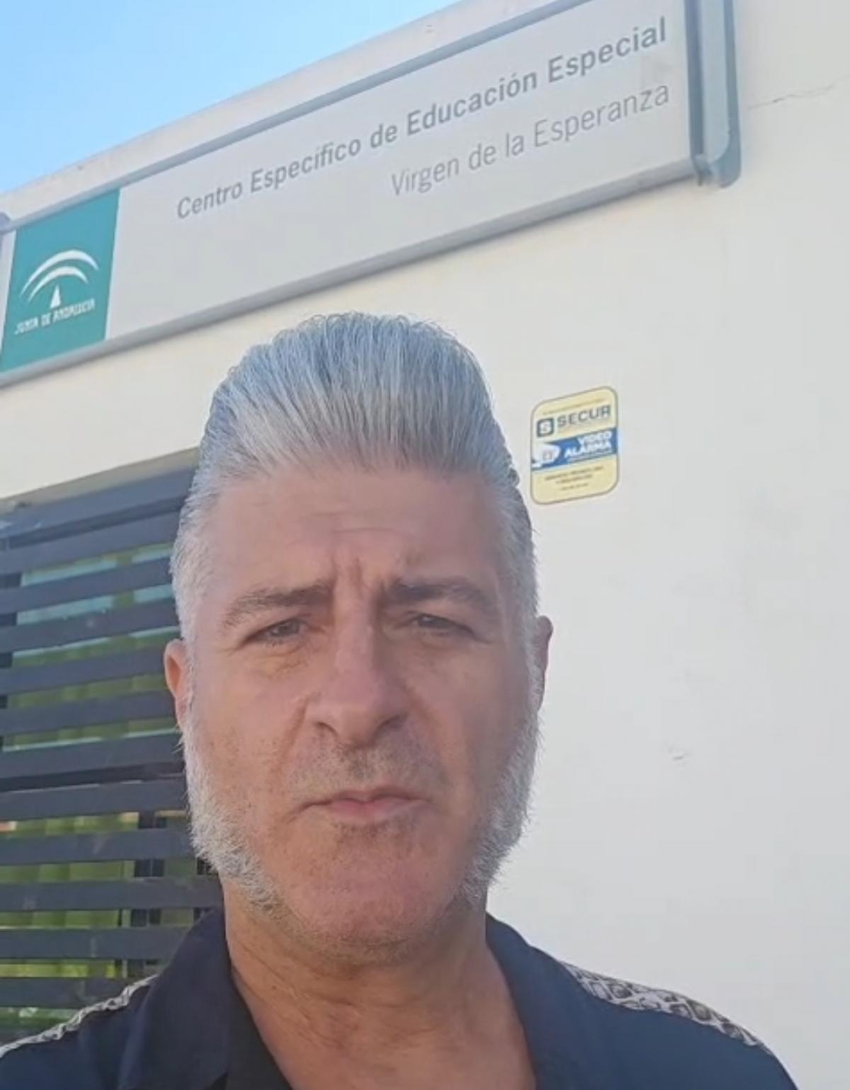 Delegado del personal laboral de CCOO en la comarca del Campo de Gibraltar, Fran Carrascal.