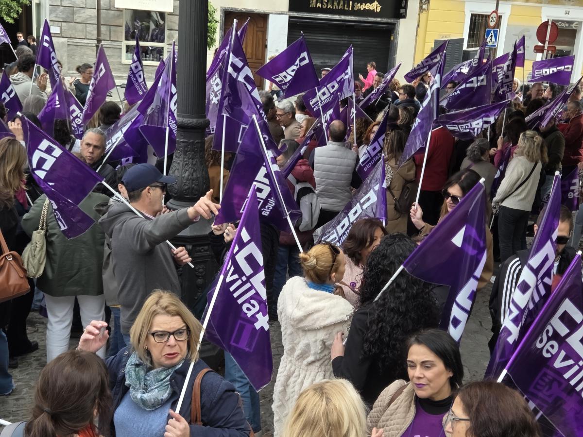 Movilización por los derechos de las mujeres.