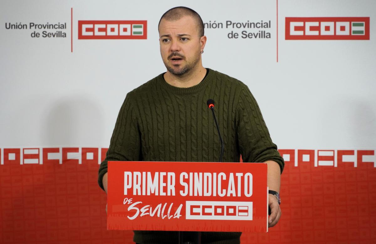 Sergio Montero, secretario de Accin Sindical de CCOO de Sevilla.