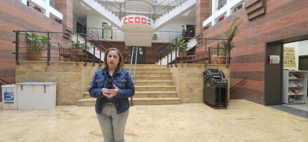 Trinidad Gallardo, secretaria de Empleo de CCOO de Andalucía