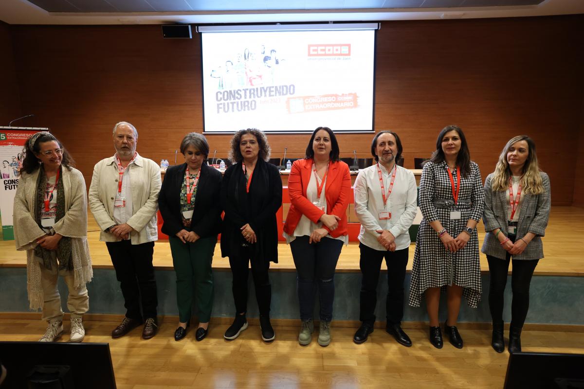 Ejecutiva de la Unión Provincial de Jaén elegida en el 15º Congreso Extraordinario