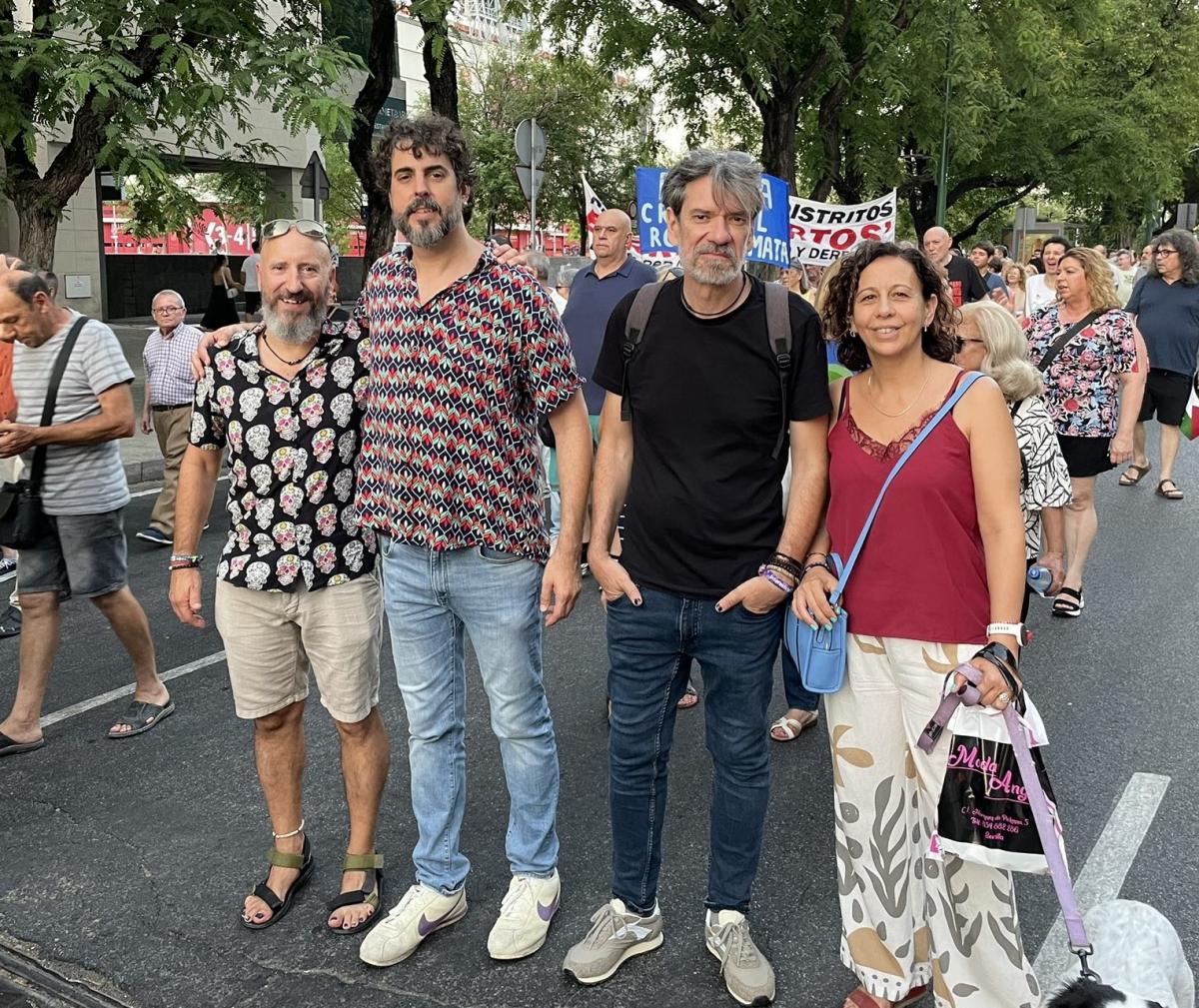 Manifestacin de 'Barrios Hartos'.