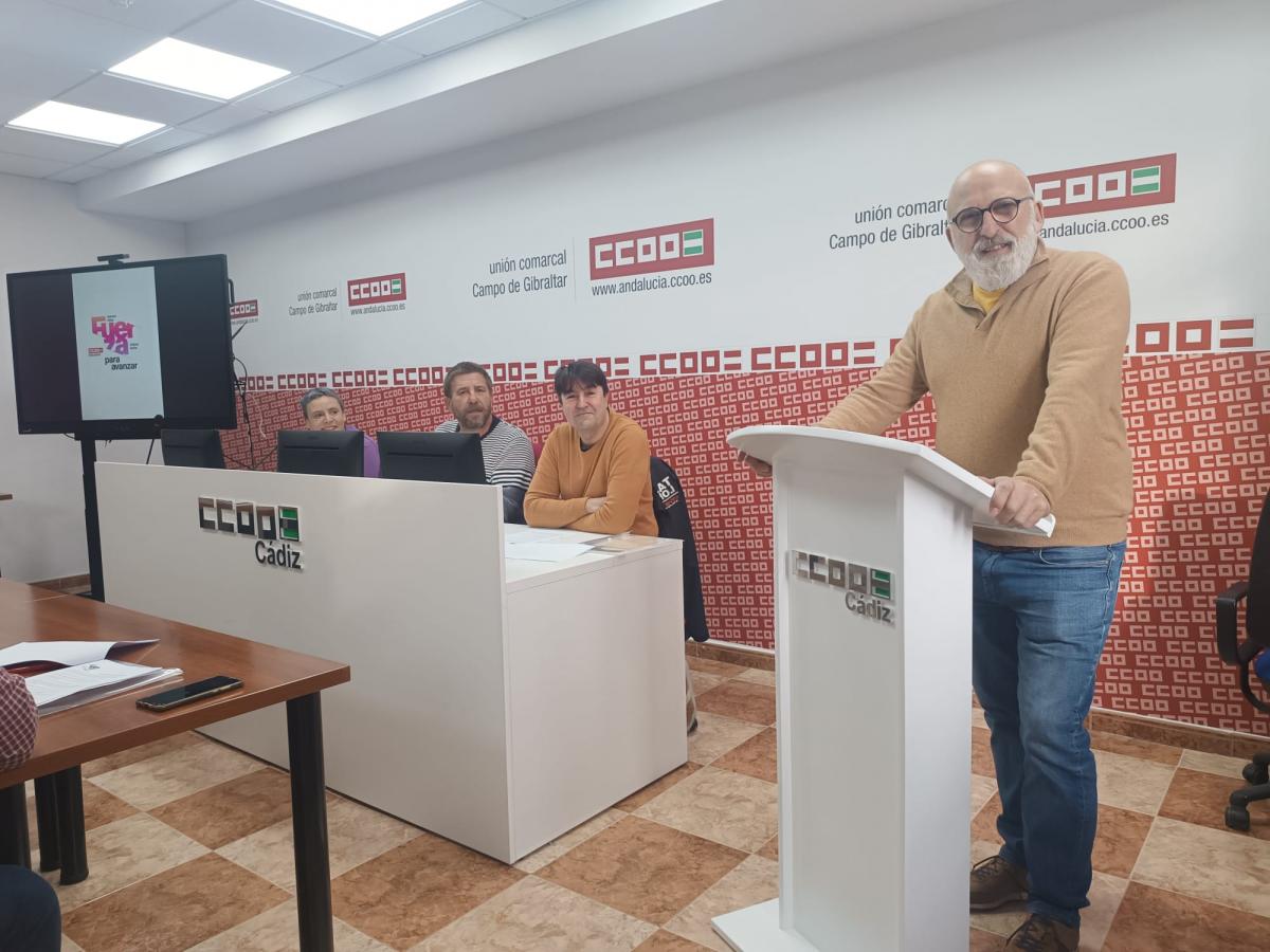 Paco Ramos liderar la nueva ejecutiva de CCOO Industria en el Campo de Gibraltar, en su condicin de nuevo secretario comarcal.