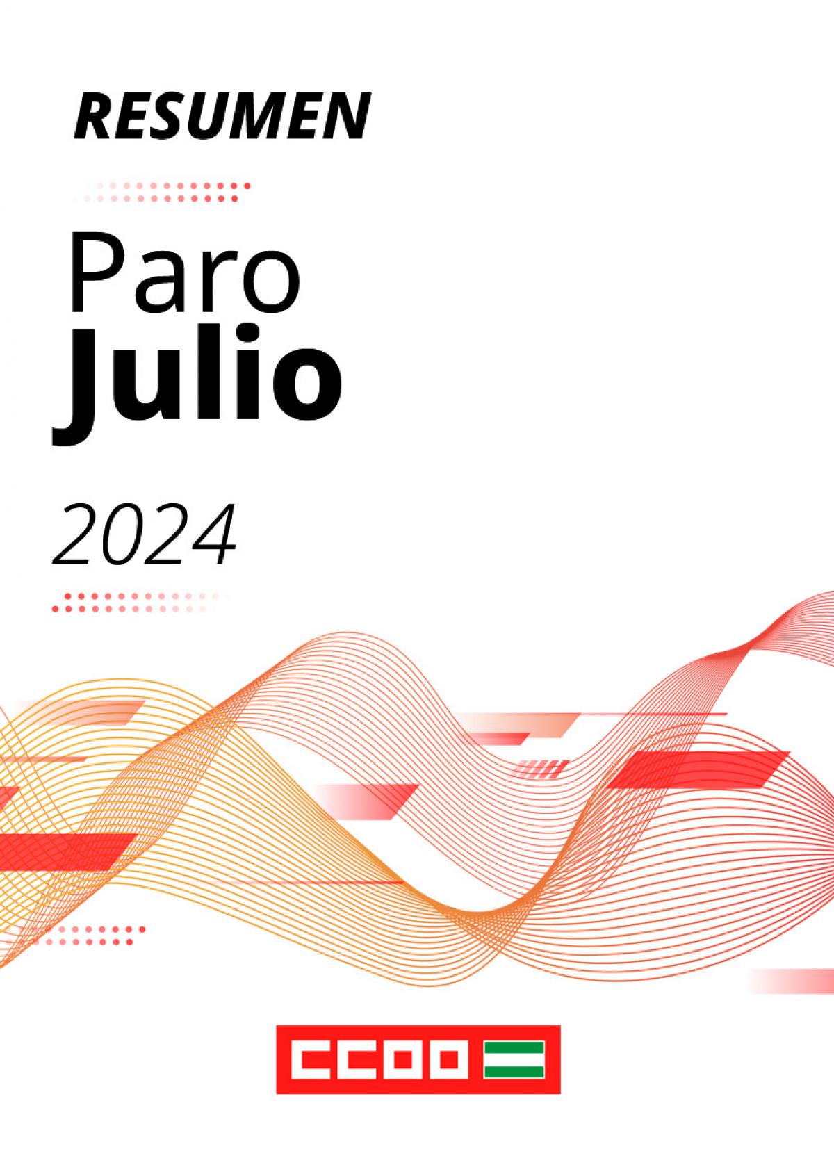 Resumen paro registrado julio 2024