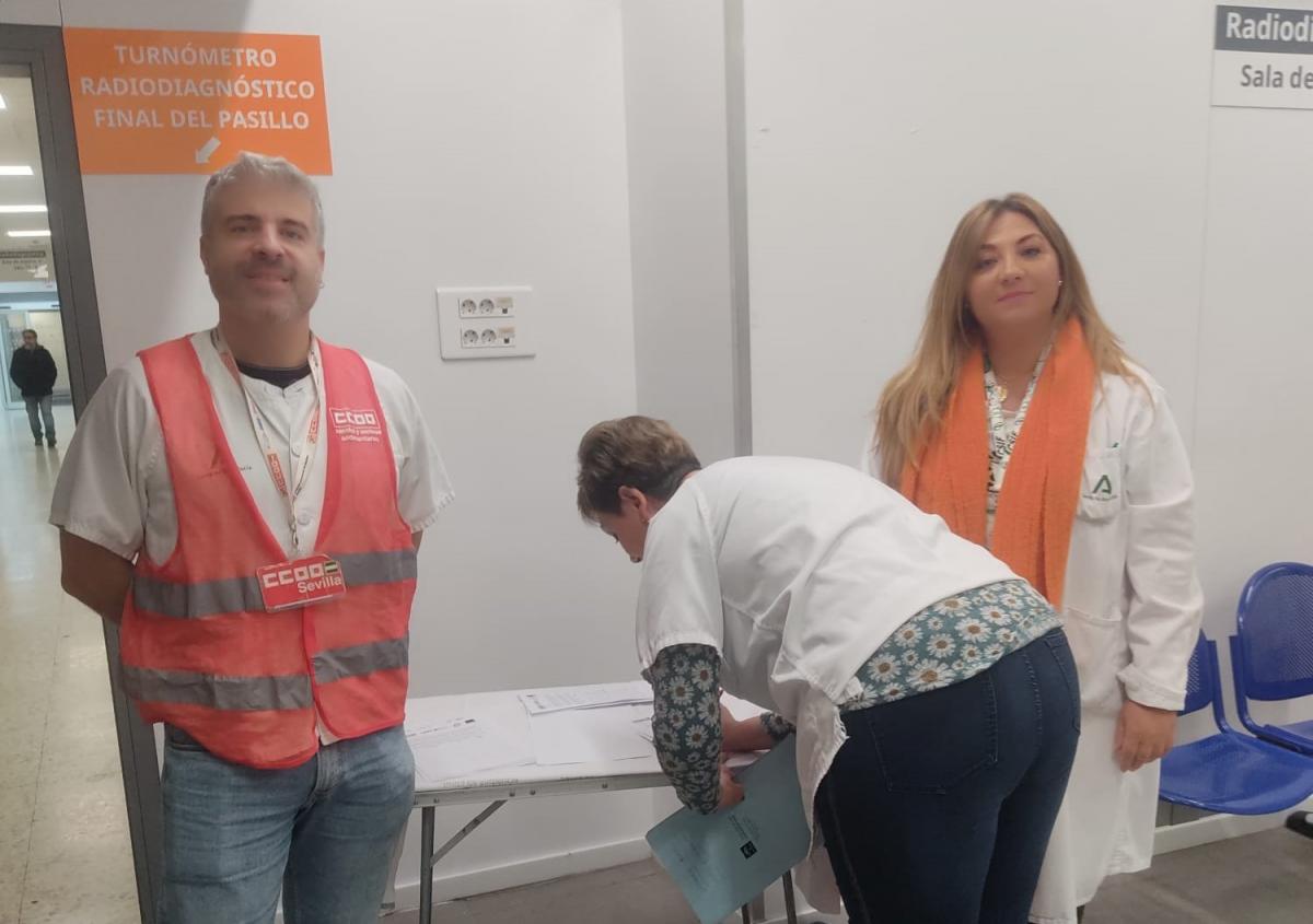 Campaa de recogida de firmas por la sanidad pblica.