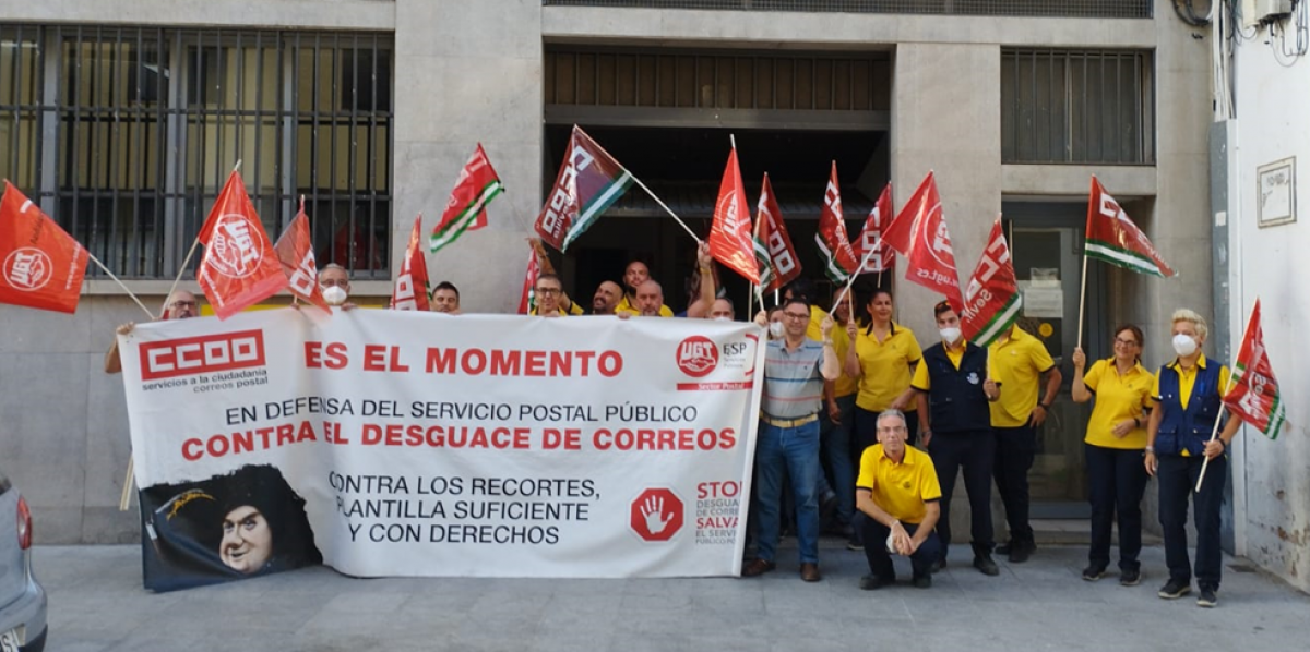 Movilización de Correos en Alcalá de Guadaíra.