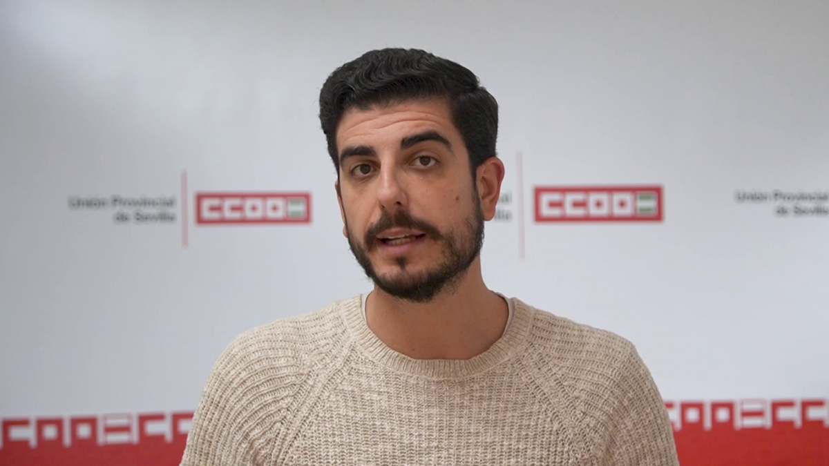 Jos Manuel Torres, secretario de Comunicacin de CCOO de Sevilla.