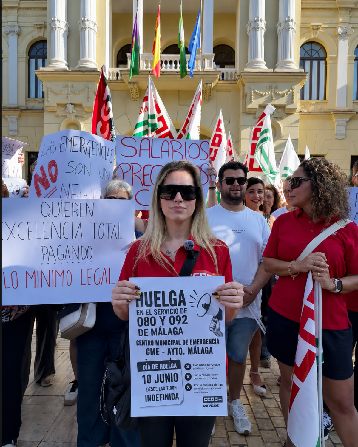 huelga del Centro Municipal de Emergencias