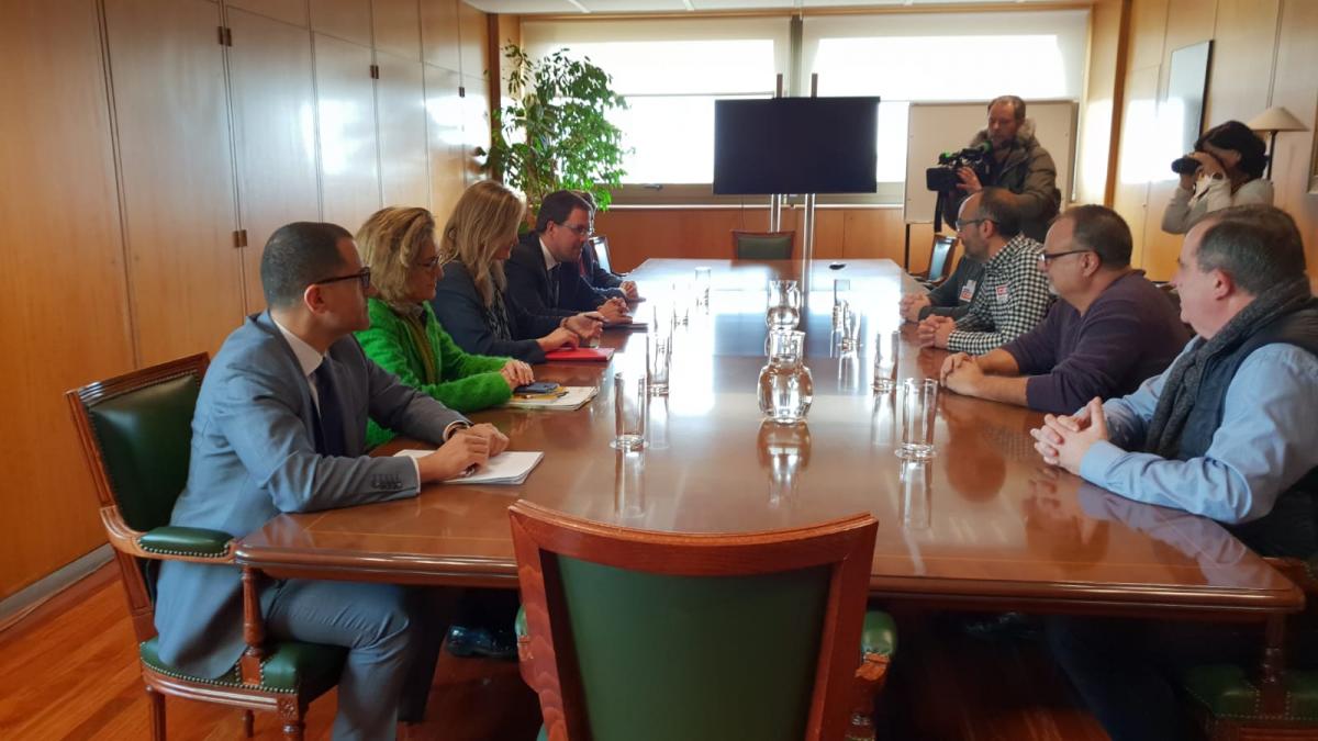 Reunin de CCOO de Industria con los ministerios de Industria y Transicin Ecolgica